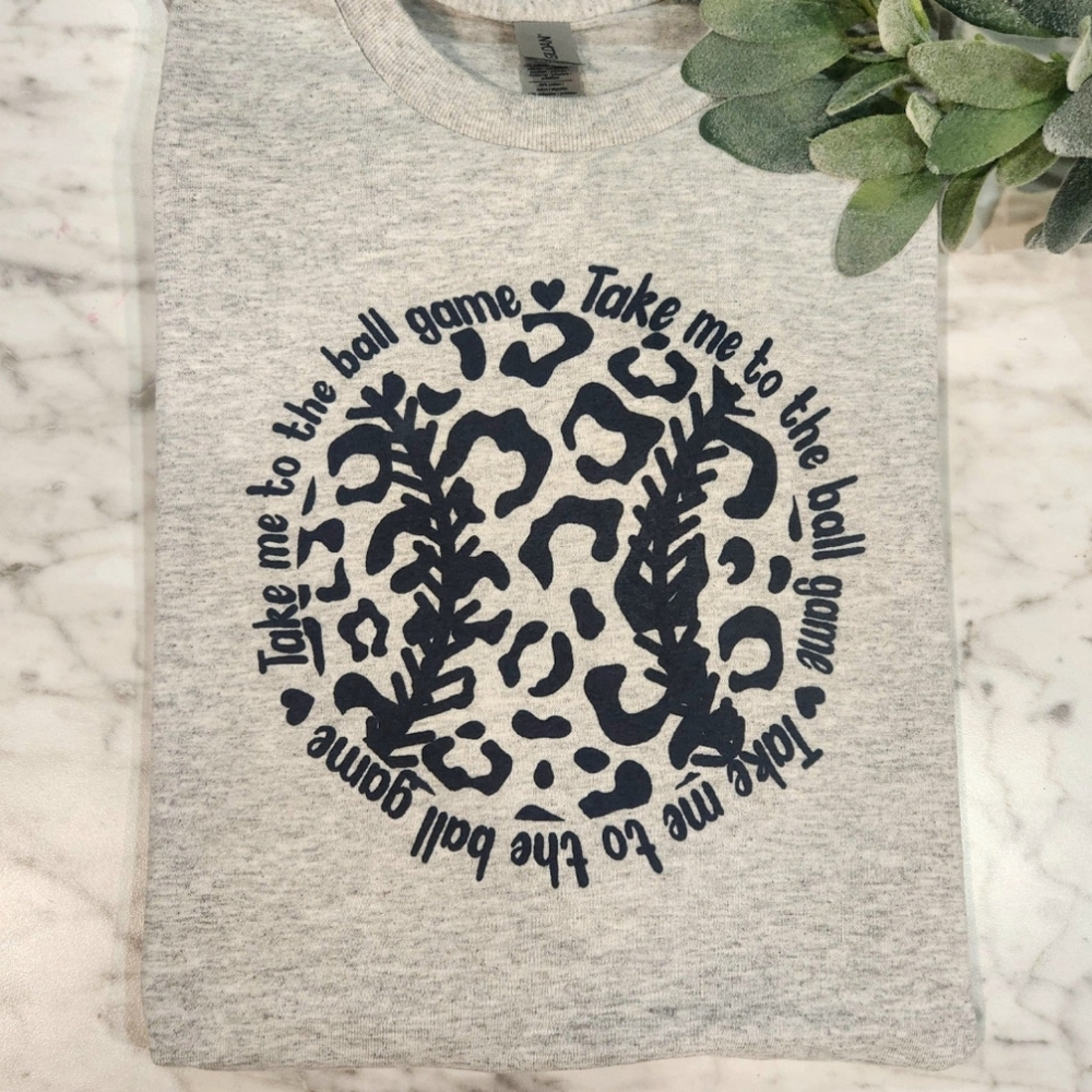 Baseball mom shirt cheetah print ball sports cute popular trending
